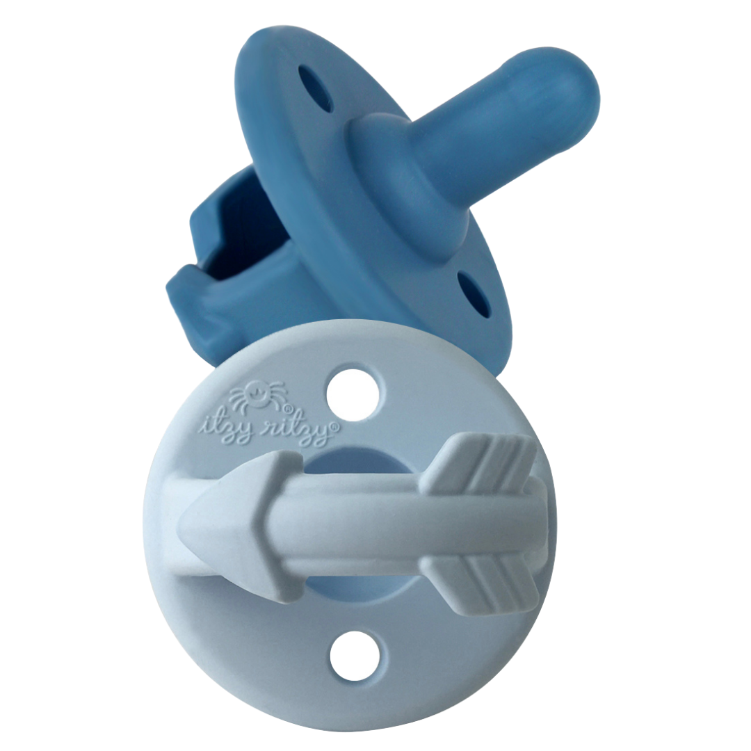*NEW SIZE* Sweetie Soother™ Pacifier Sets (2-pack): 6-18M Succulent + Agave