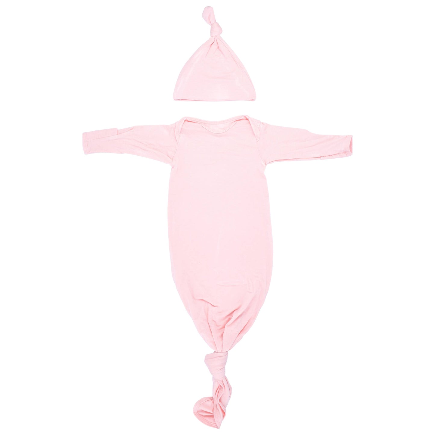 Heavenly Pink Knotted Gown: Gown & Bow