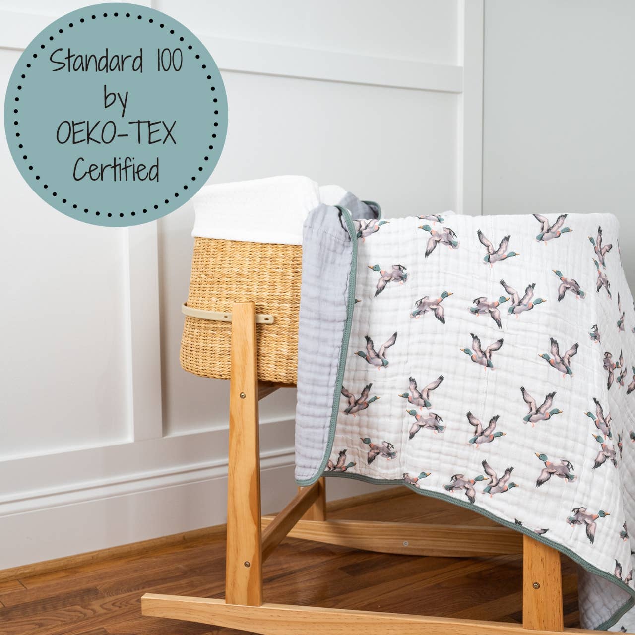 Beautiful Muslin Baby Blanket