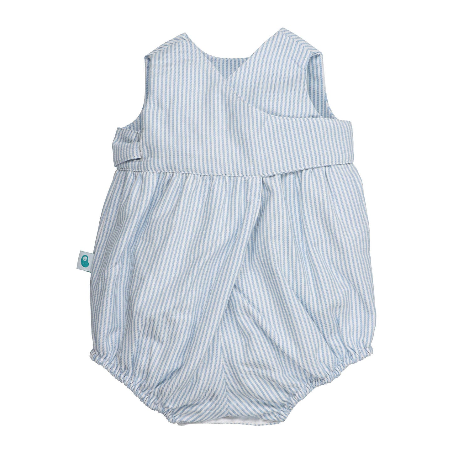 Cotton Baby Swaddle Blanket: Light Blue / 0-1M