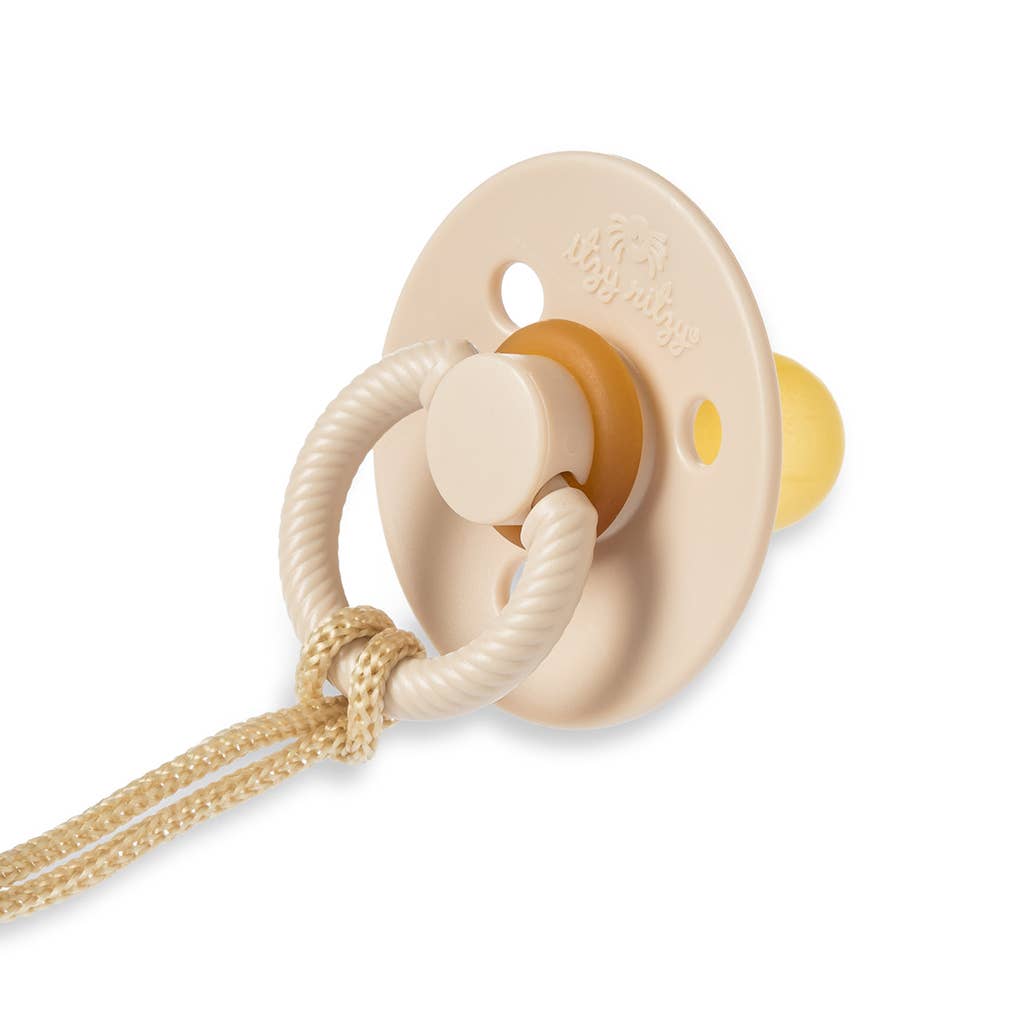 *NEW OPTIONS* Bitzy Pal Natural Rubber Pacifier & Plush: Cow