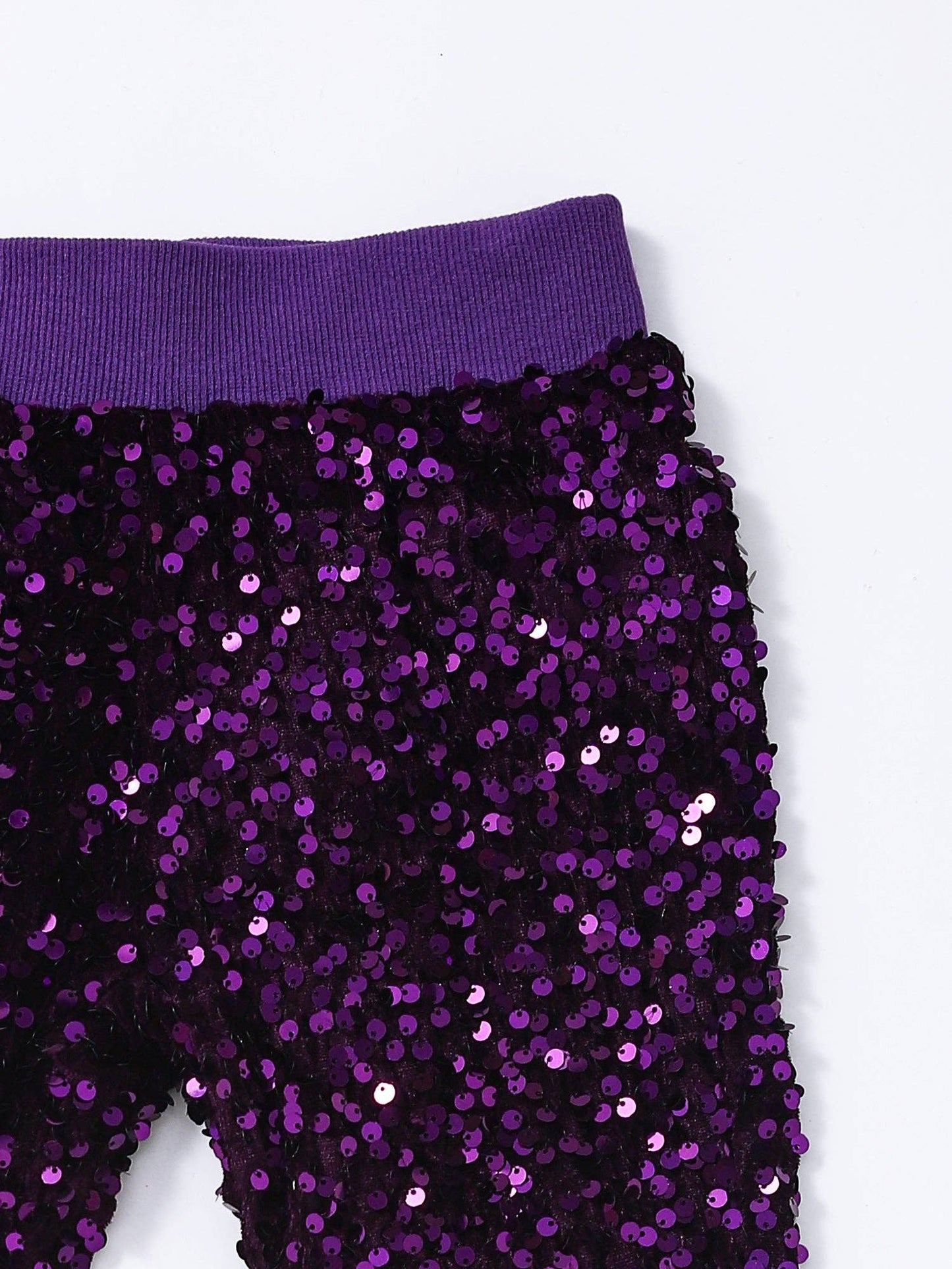 Purple Sequin Pants
