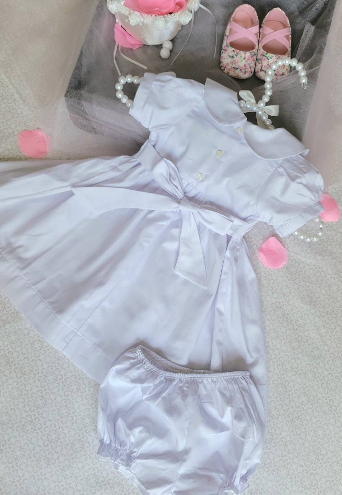 "Annelise Rose" Smocking Dress