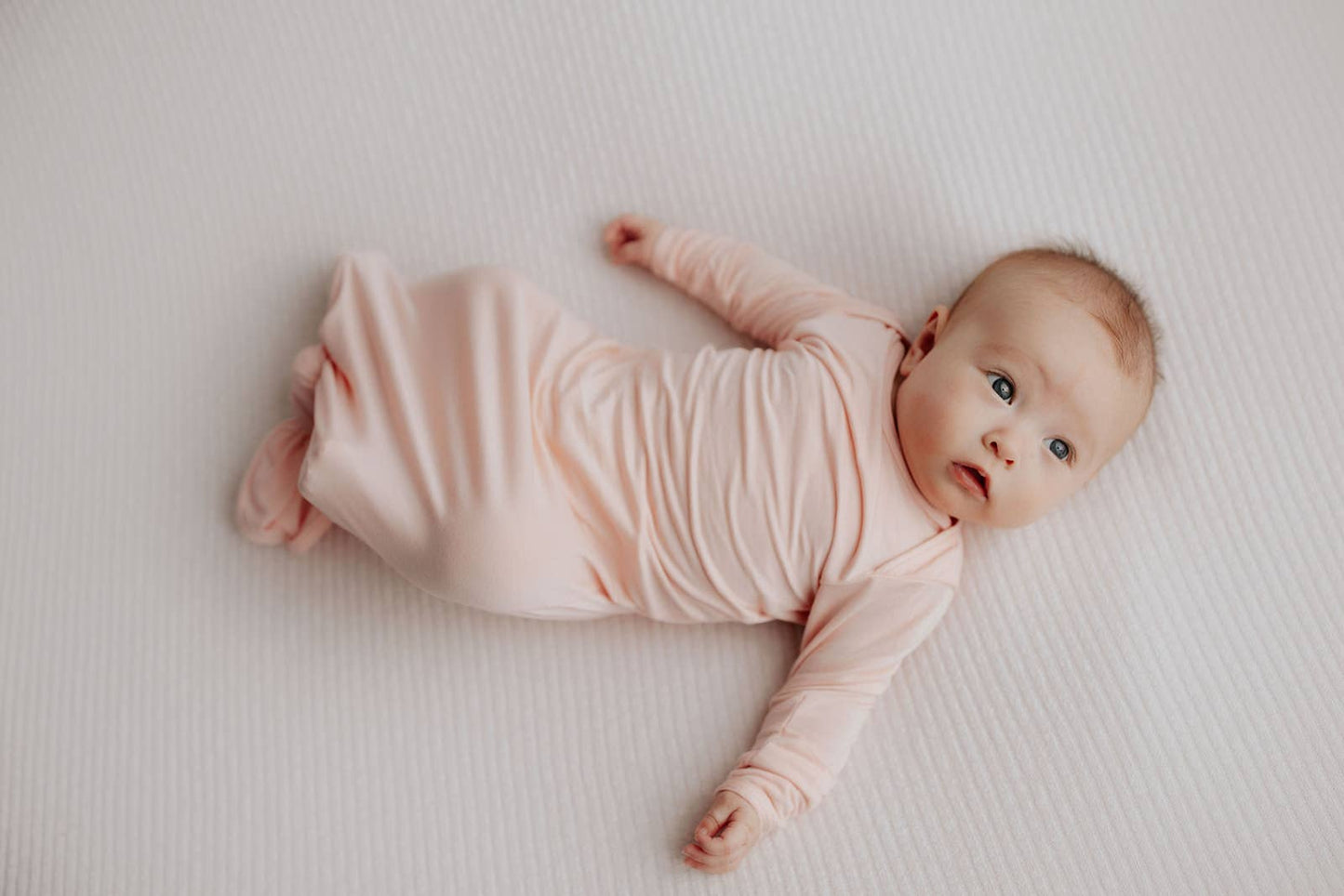 Heavenly Pink Knotted Gown: Gown & Bow