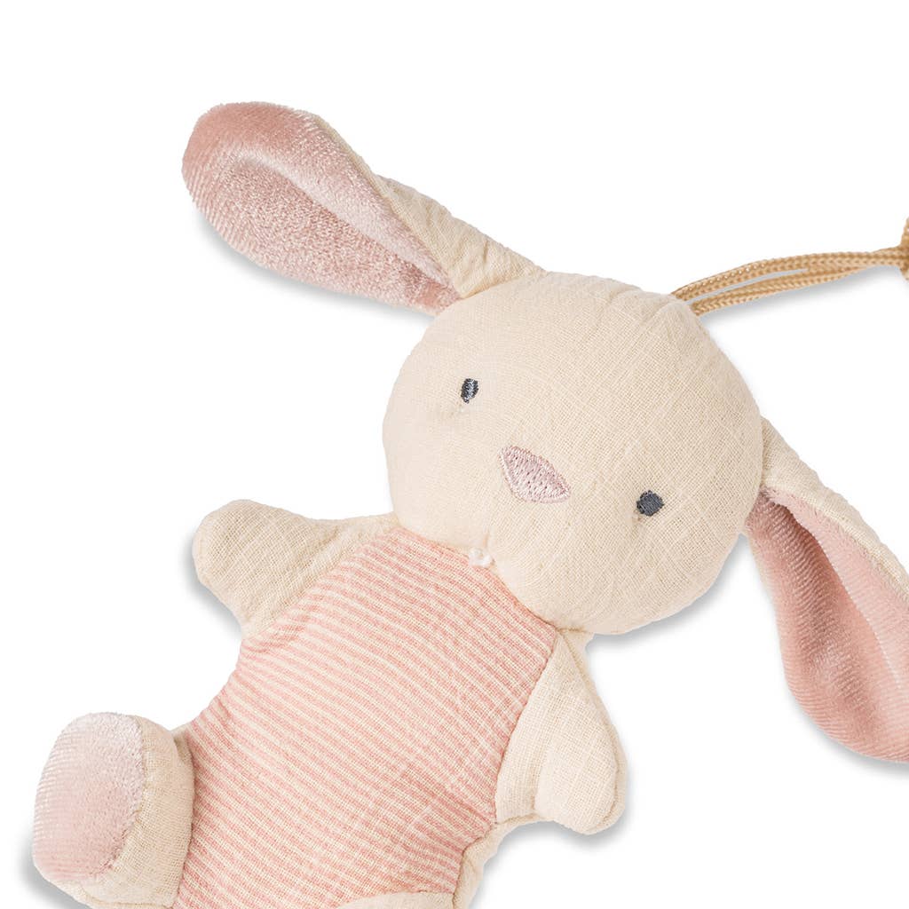*NEW OPTIONS* Bitzy Pal Natural Rubber Pacifier & Plush: Cow