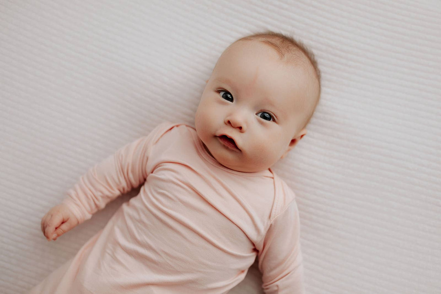 Heavenly Pink Knotted Gown: Gown & Bow