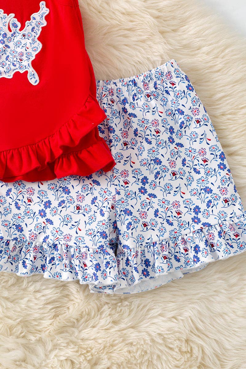 USA Floral Coquette Set