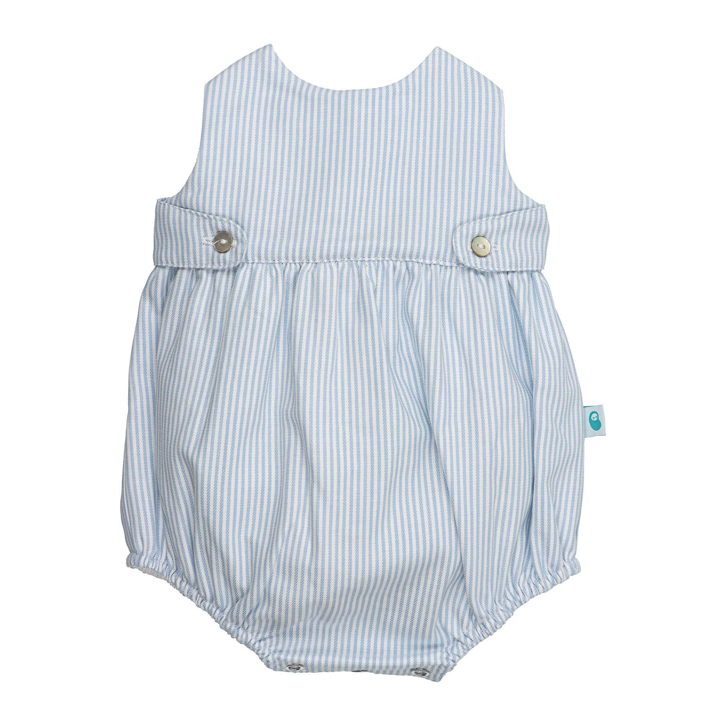Cotton Baby Swaddle Blanket: Light Blue / 0-1M