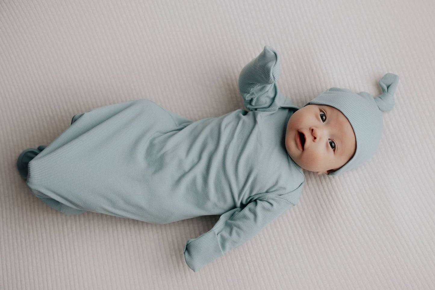 Blue Bird Knotted Gown: Gown Only