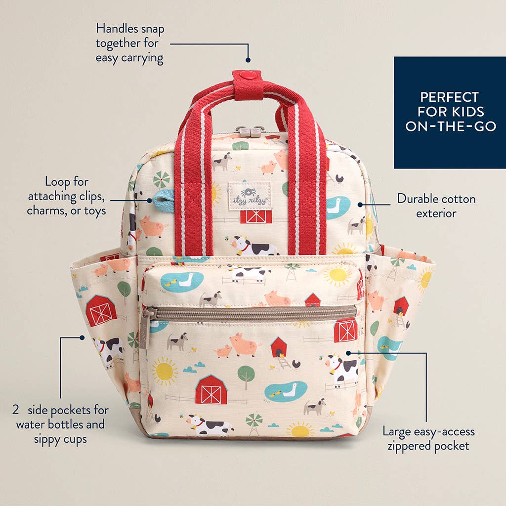 *NEW OPTIONS* Itzy Bitzy Backpack: Ribbons + Roses