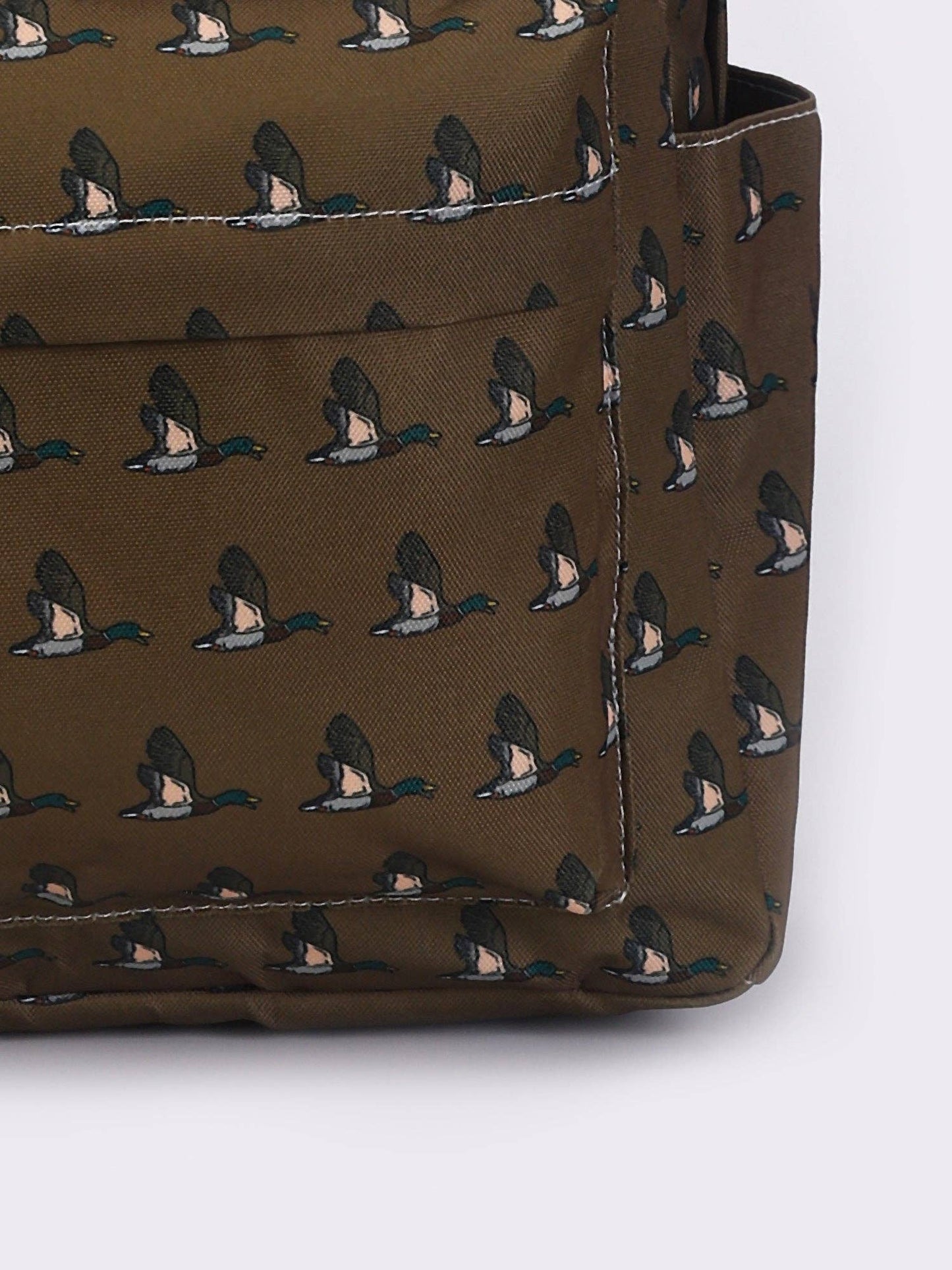 Brown Mallard Duck Backpack