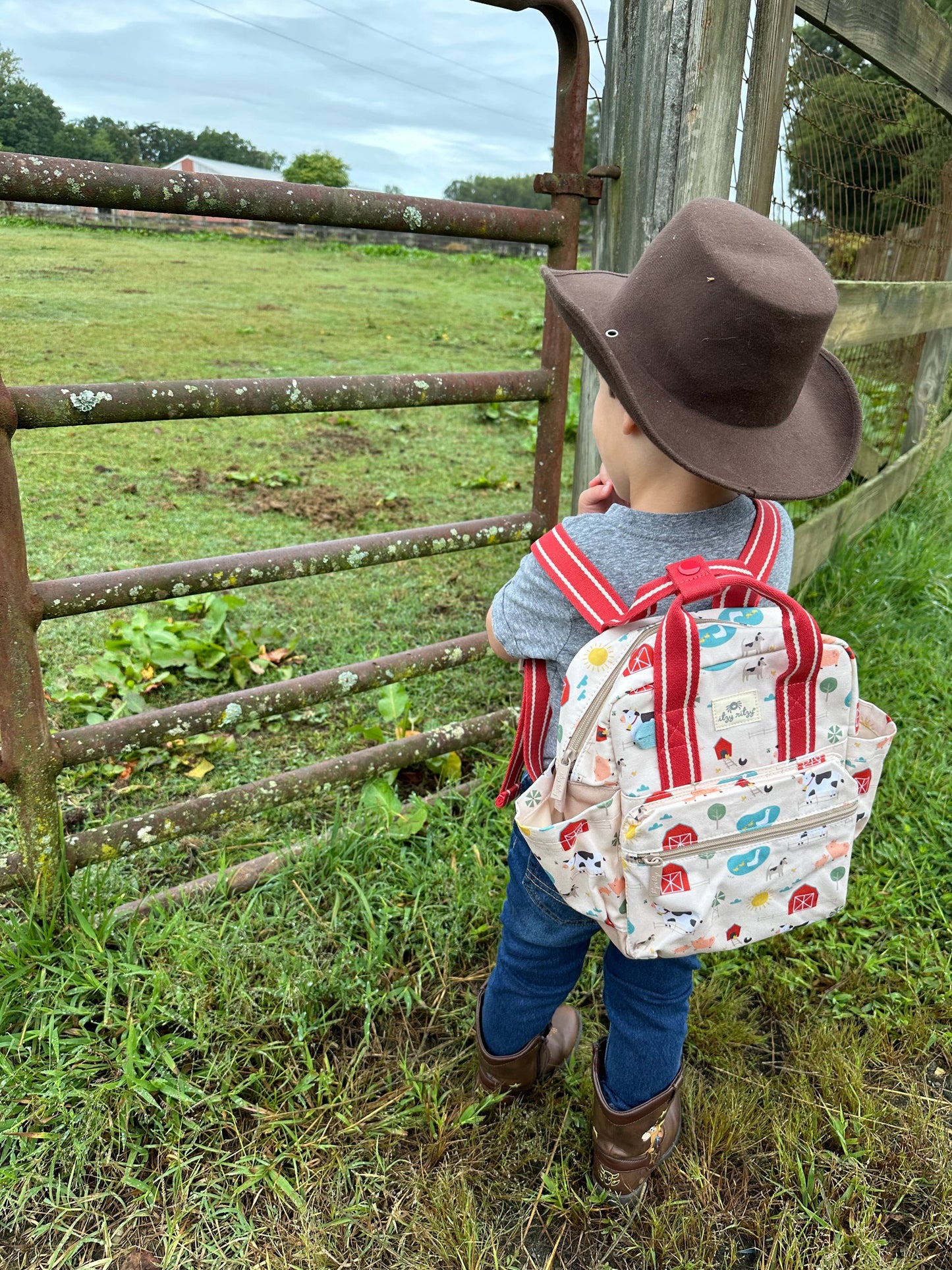 *NEW OPTIONS* Itzy Bitzy Backpack: Ribbons + Roses