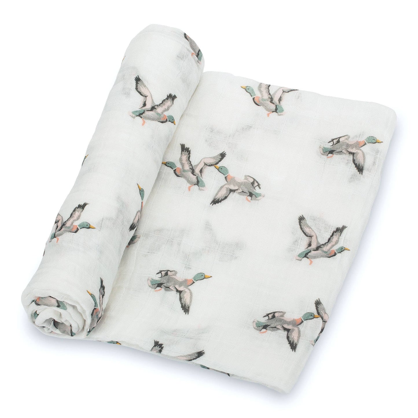 Quackin'up Baby Muslin Cotton Swaddle Blanket