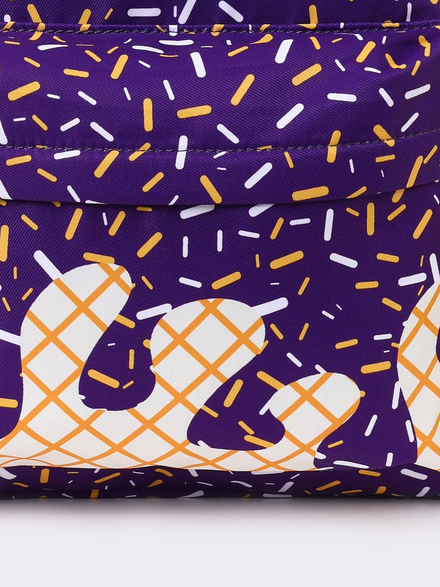Purple Drip Canvas Backpack