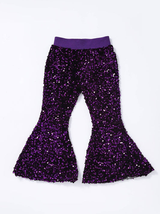 Purple Sequin Pants