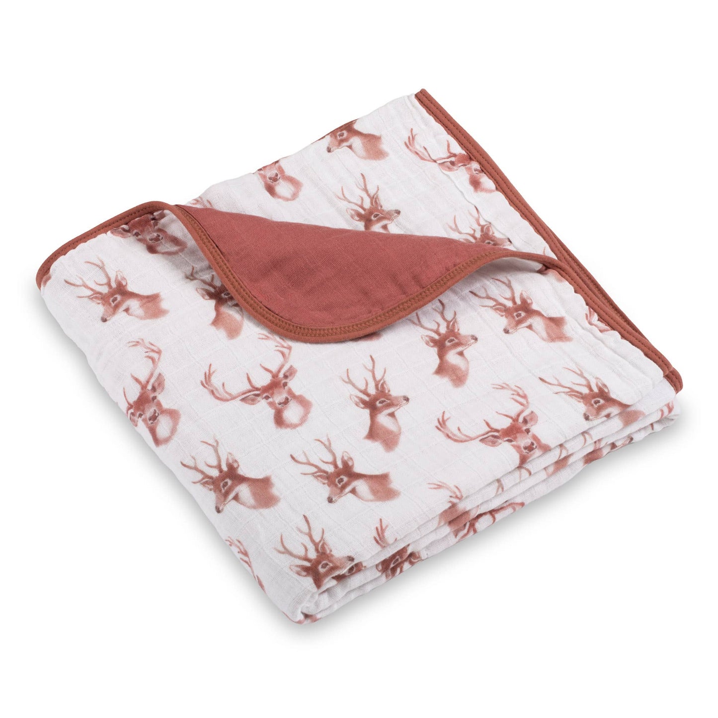 Oh Deer Baby Toddler 100% Cotton Muslin Blanket