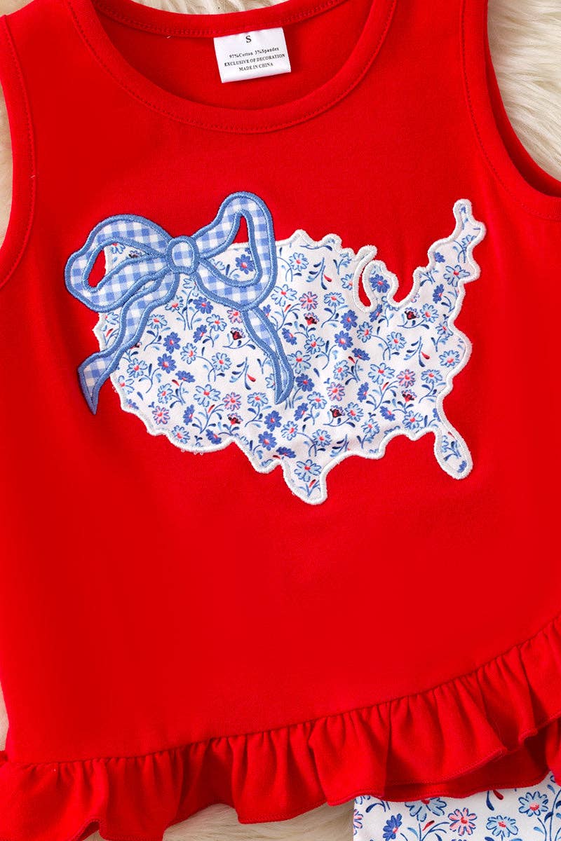 USA Floral Coquette Set