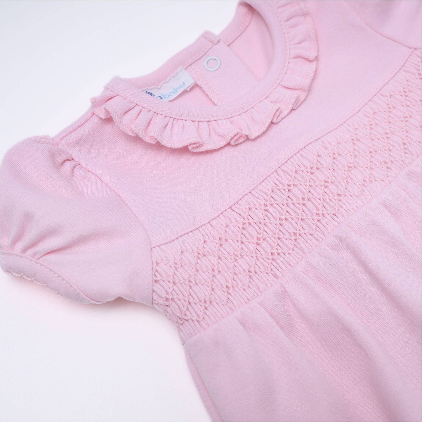 Magnolia Baby Essential Solid  Handsmocked Bubble