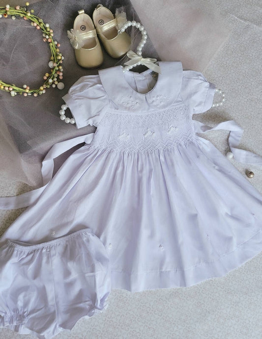 "Annelise Rose" Smocking Dress