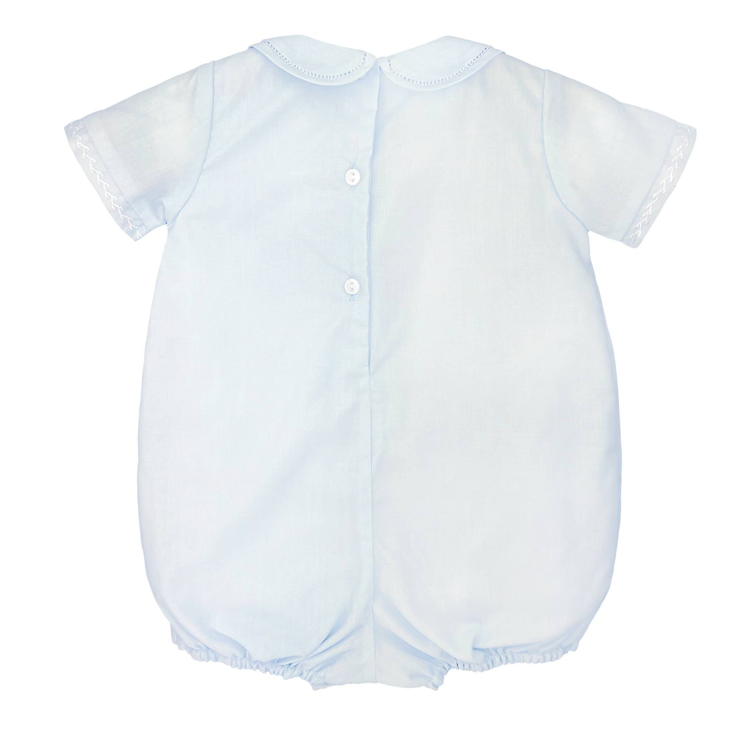 Romper with Pintucks: White / Newborn