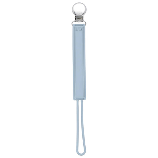 Classic Gray All Silicone Modern Pacifier Clip
