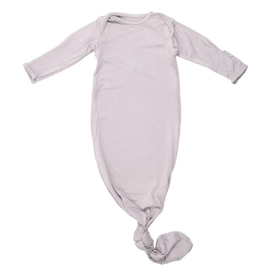 Harbor Mist Taupe Knotted Gown: Gown