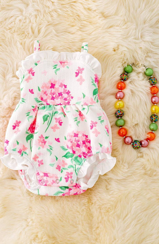 Sweet Baby Hydrangea Romper