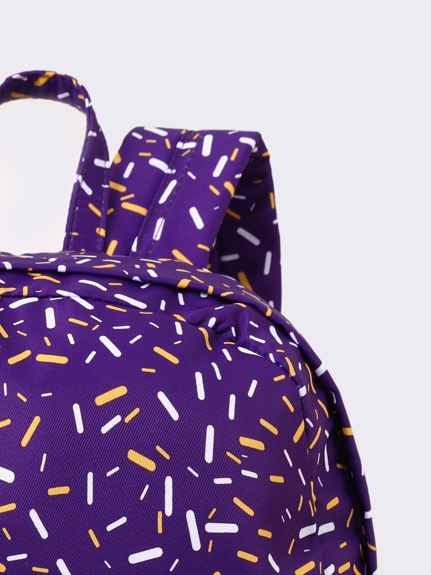 Purple Drip Canvas Backpack