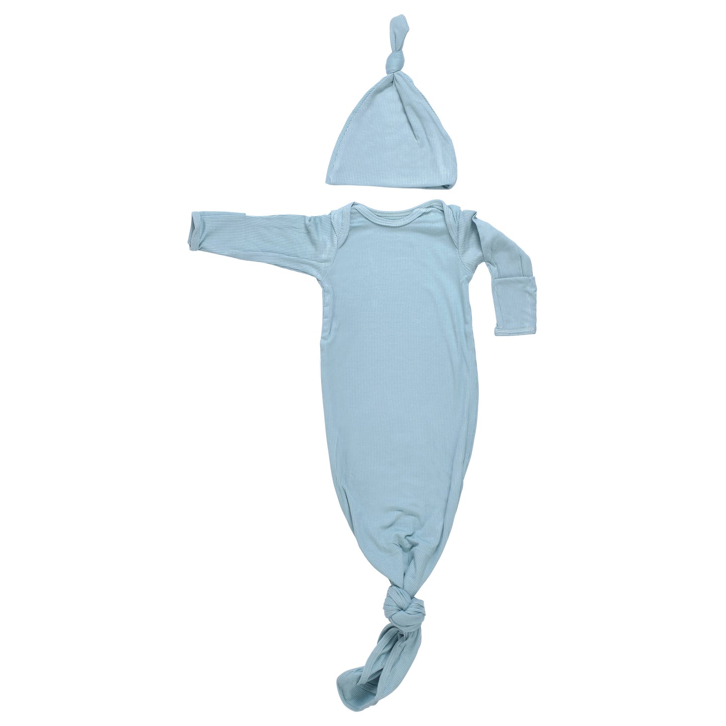 Blue Bird Knotted Gown: Gown Only