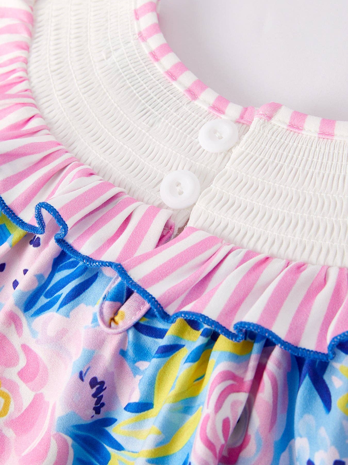 “I ❤ MAMA”Embroidery Smocking Baby Girls Dress: 6