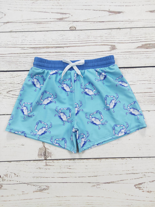 Blue Crab Swim Trunks