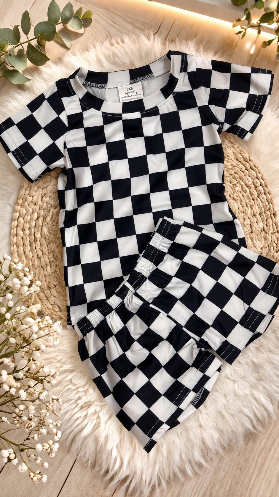 Off To The Races- 2pc set & Bow Match