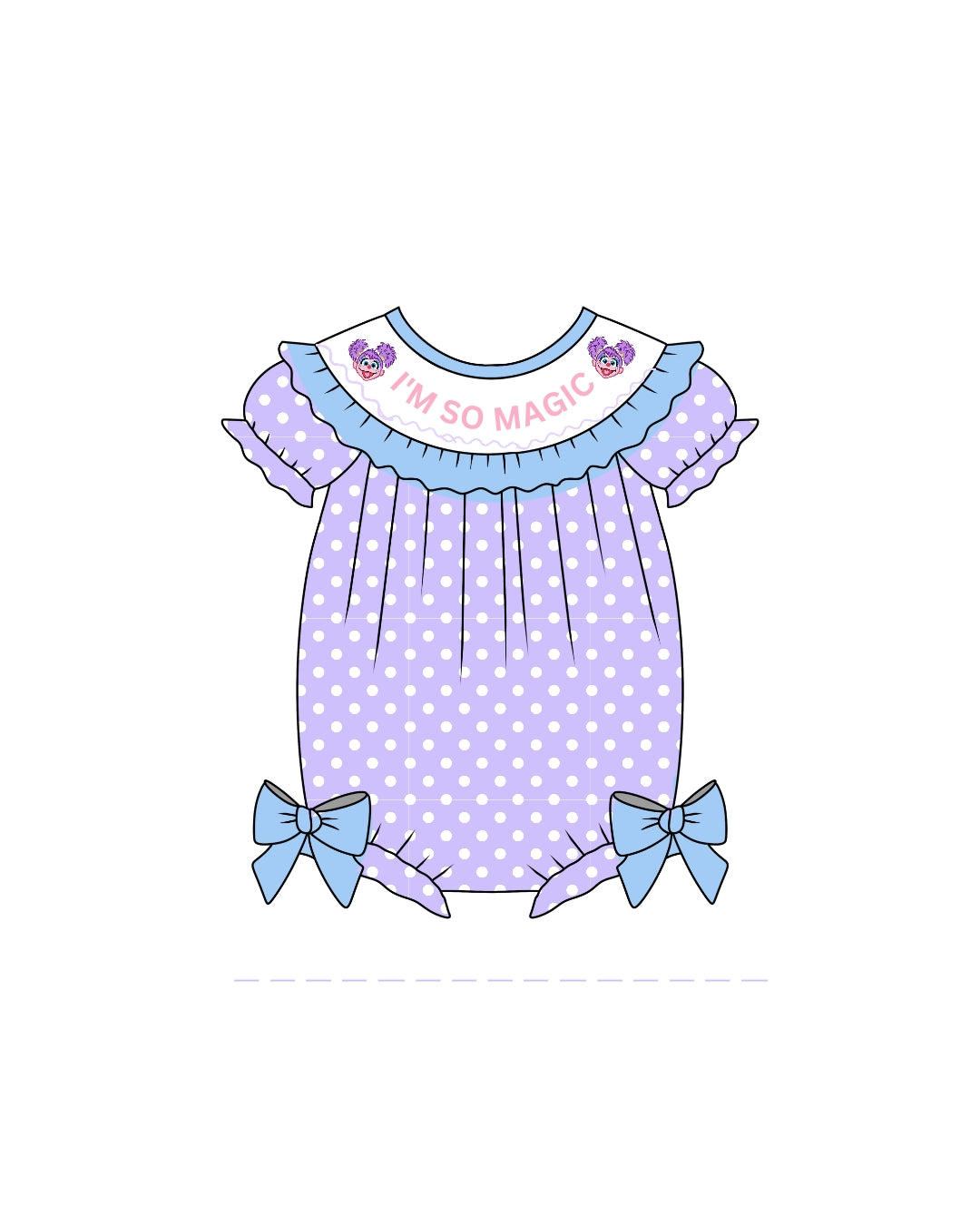 Sesame Street- Abby Cadabby- Pre-Order - Machine Smocked