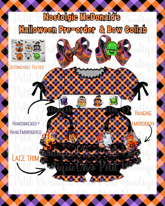 McDonalds Nostolgic Halloween Pre-order *TAT=8-10 weeks from closing date*