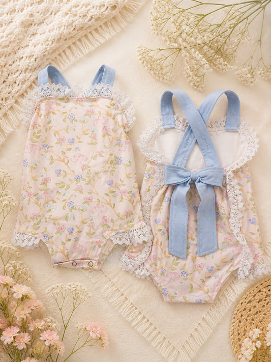 Sweet Girl Floral Sunsuit
