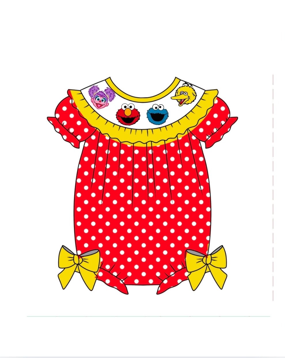 Sesame Street- Pre-Order - Machine Smocked