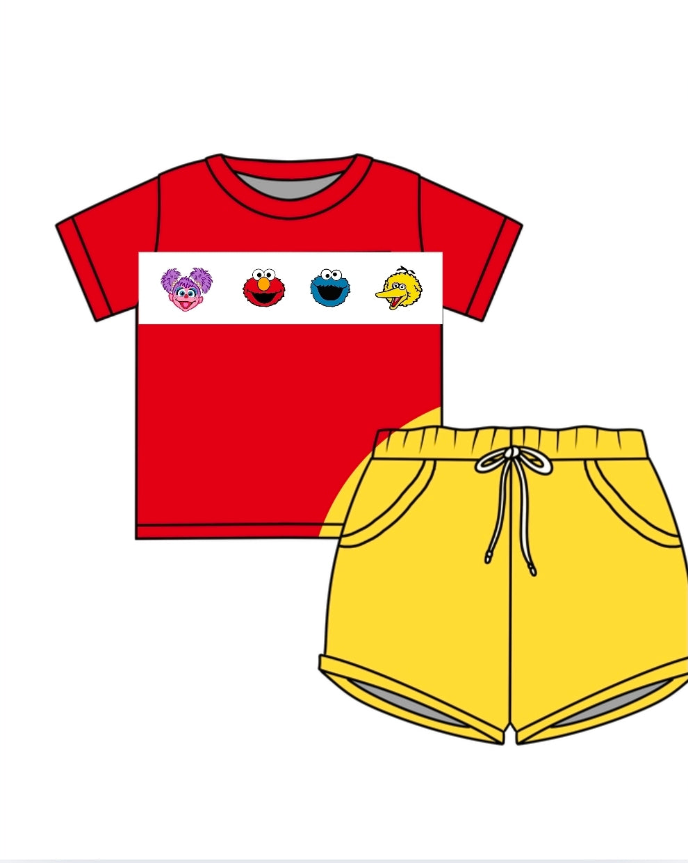 Sesame Street- Pre-Order - Machine Smocked