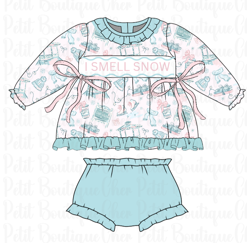 Gilmore Girls Winter Pre-Order Customizable (can say anything uo to 13 characters) - Machine Smocked- Pre-order