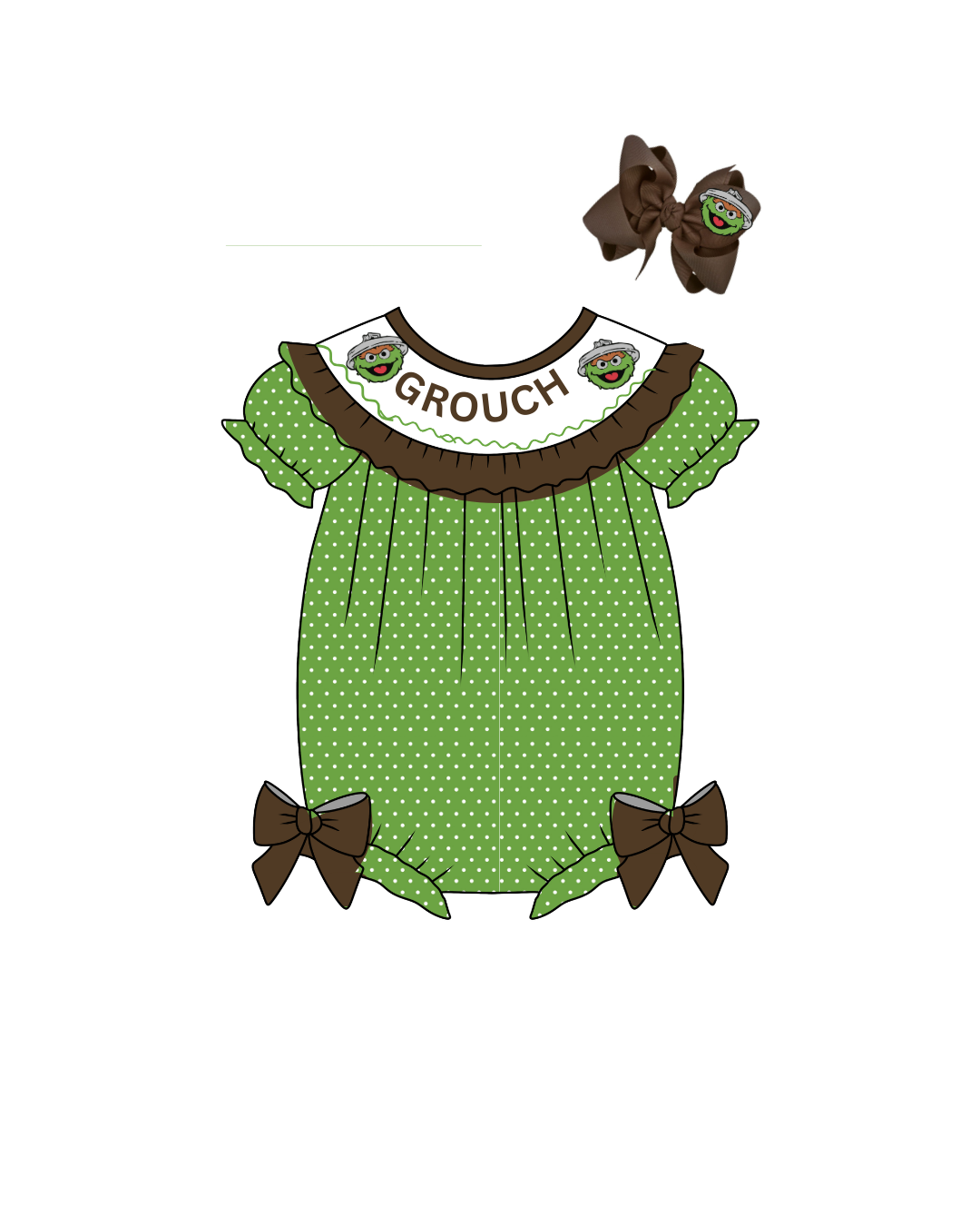 Sesame Street - Oscar The Grouch - Pre-Order - Machine Smocked