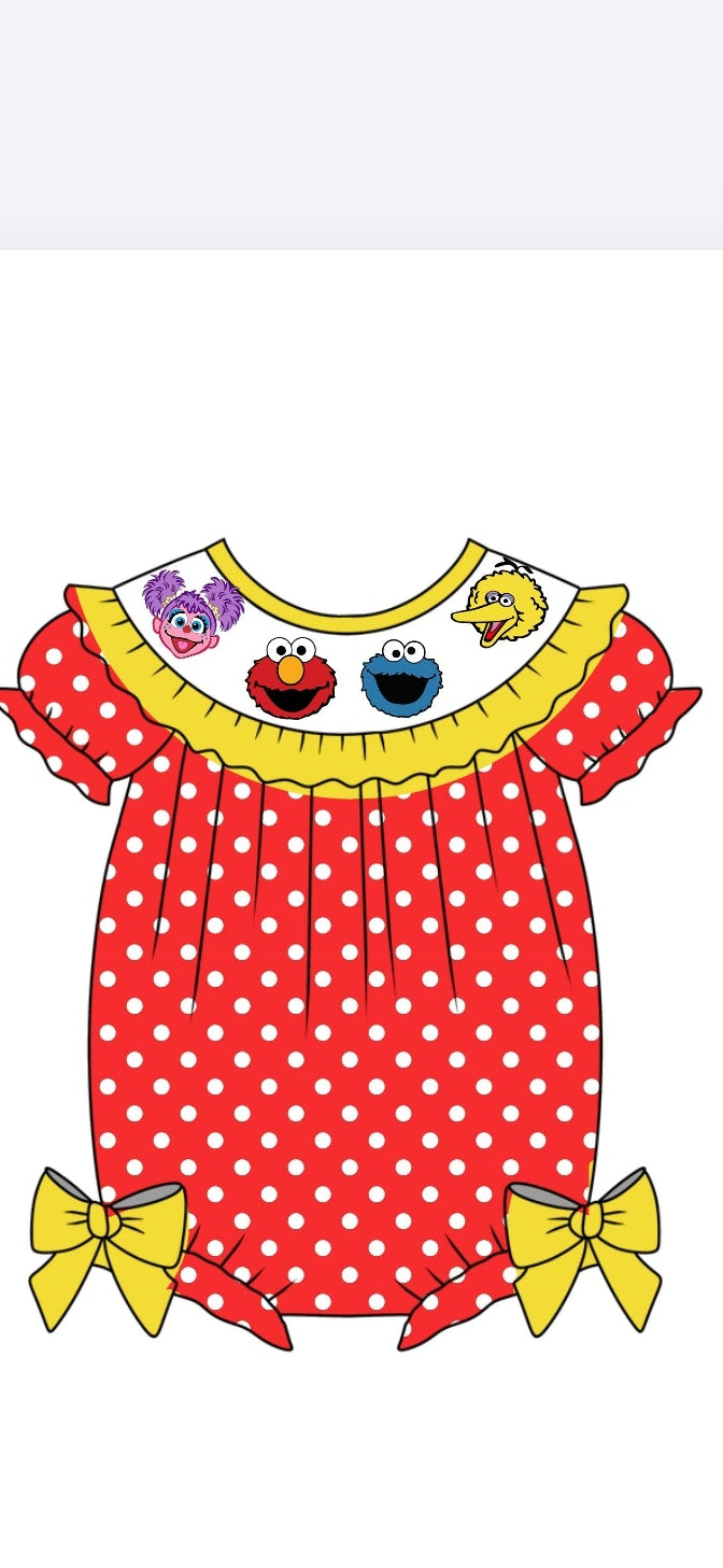 Sesame Street- Pre-Order - Machine Smocked