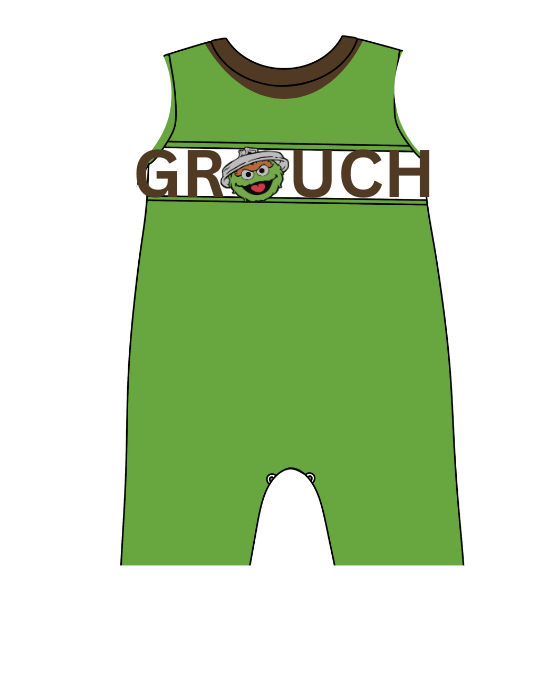 Sesame Street - Oscar The Grouch - Pre-Order - Machine Smocked