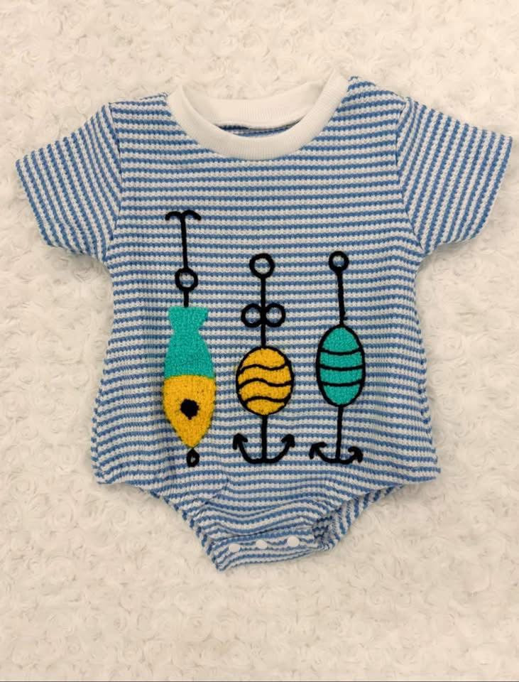 Fishing Lure Embroidered Bubble