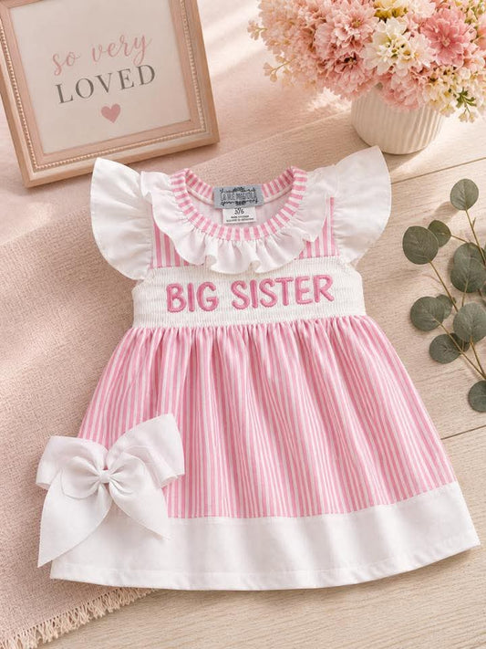 Big Sister Machine Smocked Dress