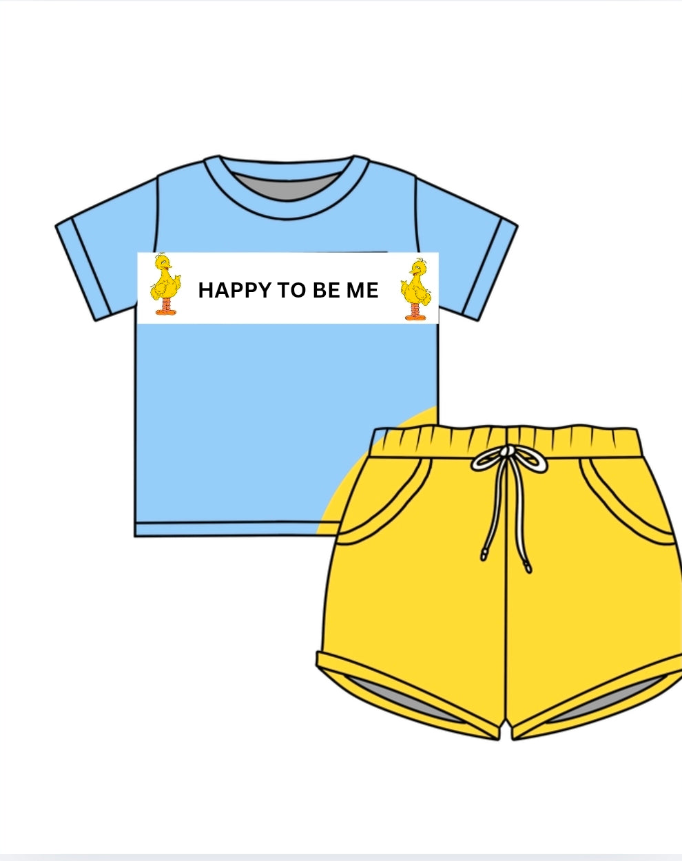 Sesame Street - Big Bird- Pre-Order - Machine Smocked