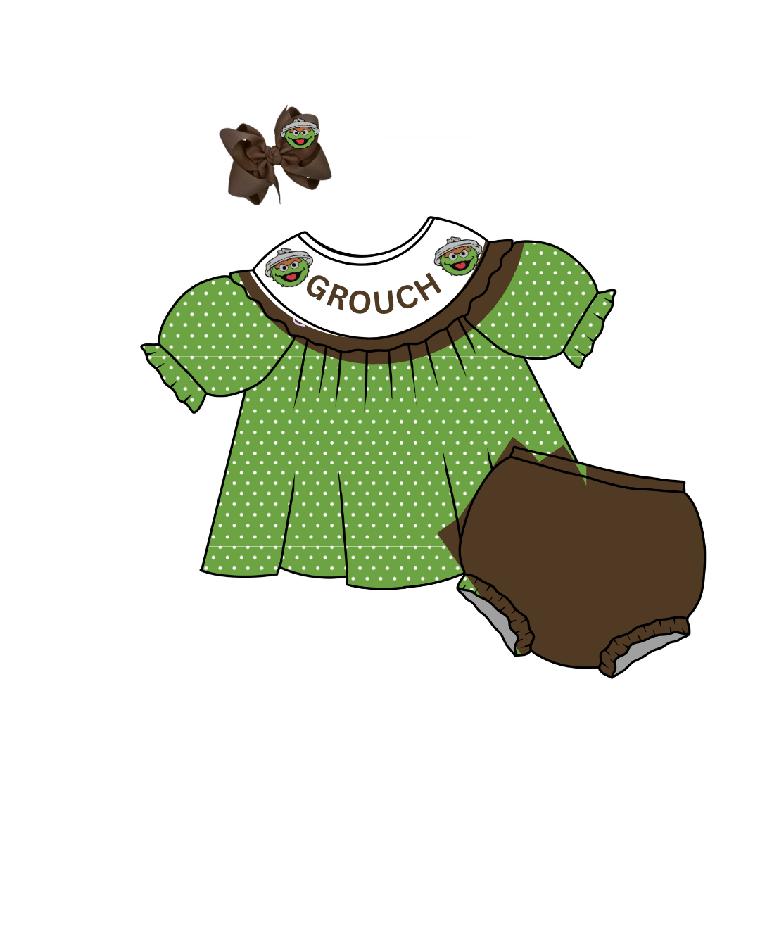 Sesame Street - Oscar The Grouch - Pre-Order - Machine Smocked