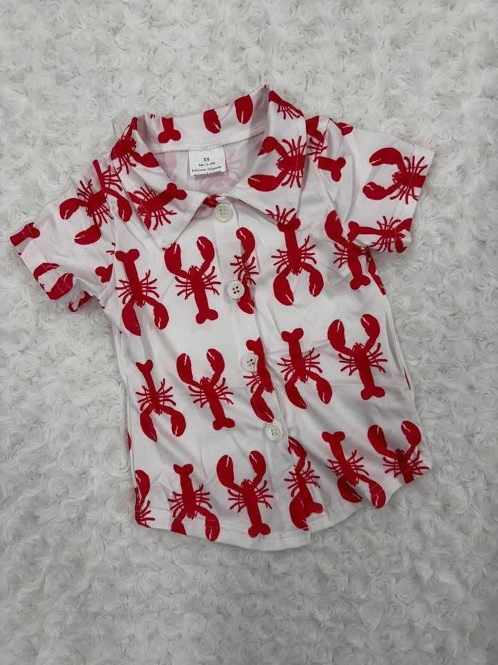 Crawfish Button Down Shirt
