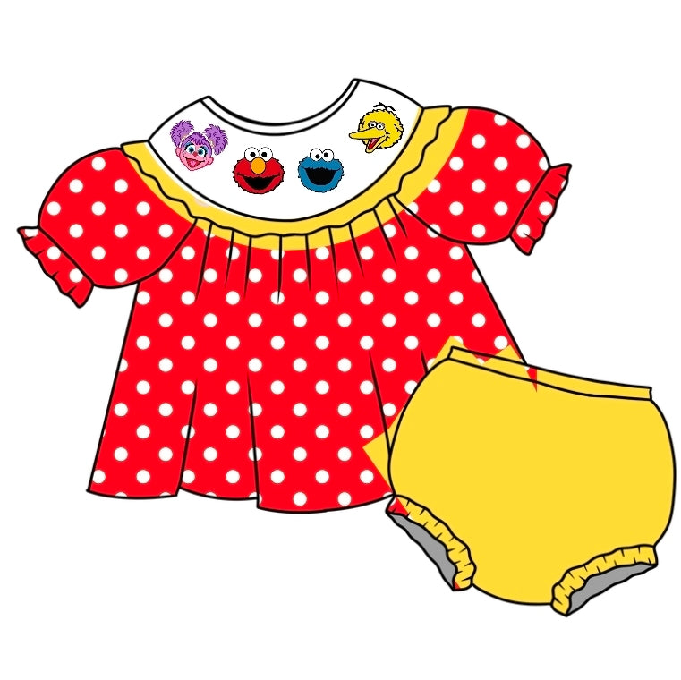 Sesame Street- Pre-Order - Machine Smocked