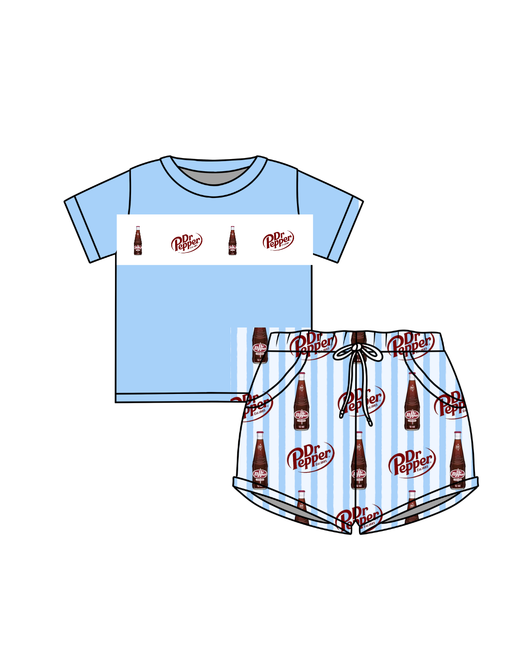 Dr. Pepper- Pre-Order - Machine Smocked